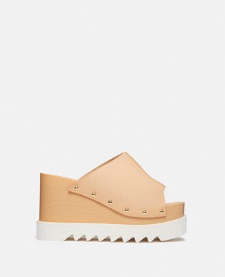 Elyse Studded Slide Wedge Sandals