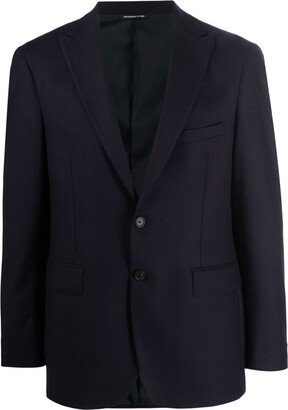 Single-Breasted Virgin-Wool Blazer-AB