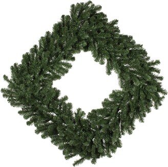 48 Grand Teton Artificial Christmas Square Wreath