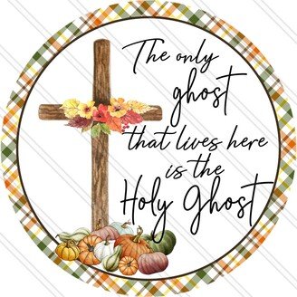 Holy Ghost Sign - Fall Autumn Wreath Metal