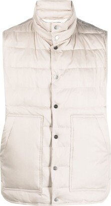 Padded High-Neck Gilet