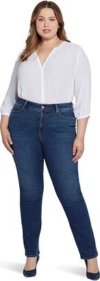 Plus Size High-Rise Marilyn Straight in Gold Coast (Gold Coast) Women's Jeans