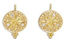 18K Yellow Gold Diamond Sorcerer Earrings