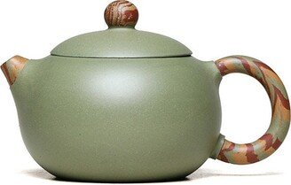 Handmade Yixing Zisha Xishi Teapot, Pottery Tea Pot With Filter Holes