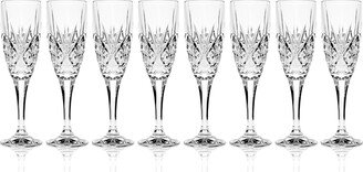 Dublin Champagne Flutes, Set of 8