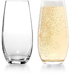 Stemless O Champagne Glass, Set of 2