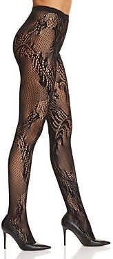 Feather Lace Tights