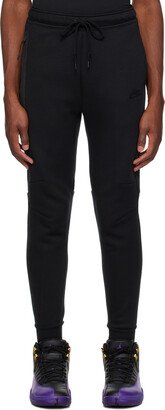 Black Slim-Fit Sweatpants