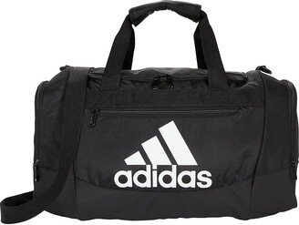Defender 4 Small Duffel Bag (Black/White) Handbags