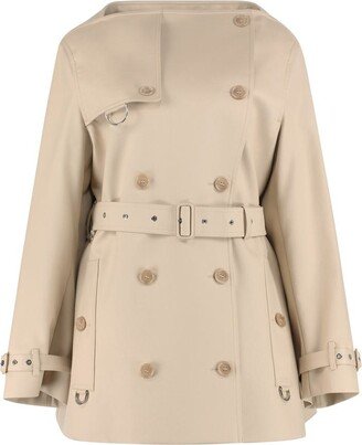 Gabardine Trench Coat-AA