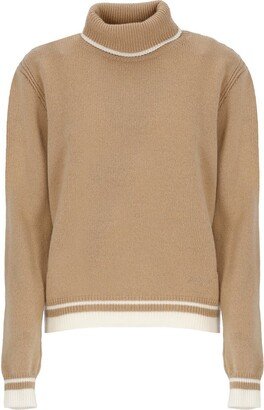 High Neck Long-Sleeved Jumper-AF