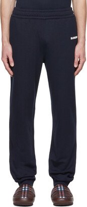 Navy Bonded Lounge Pants