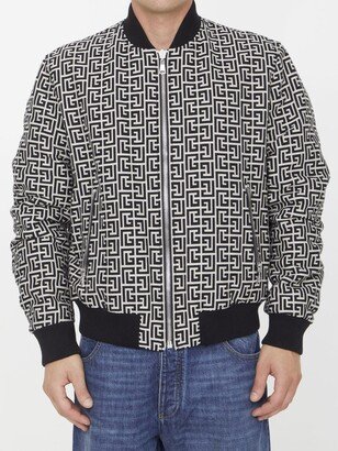 Reversible Monogram bomber jacket-AC