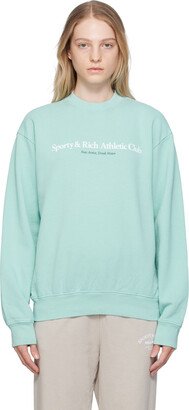 Green 'Athletic Club' Sweatshirt