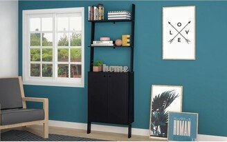 Cooper Ladder Cabinet with 2 Floating Shelves