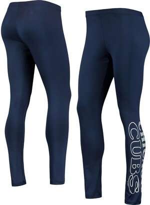 Women's G-iii 4Her by Carl Banks Navy Chicago Cubs Stadium Leggings