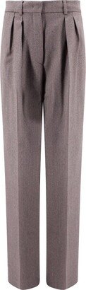 High Waist Straight Leg Trousers-CC