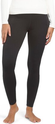 TJMAXX Blitz Fleece Brushed Back 2 Pocket Leggings For Women