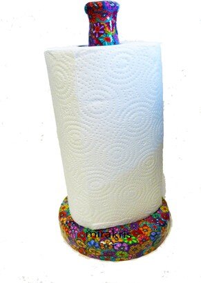 Colorful & Unique Paper Towel Holder Standing, Vertical
