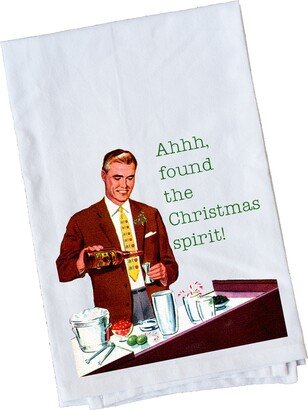 Found The Christmas Spirit | Decorative Flour Sack Towels Gifts Under 10