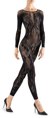 Lace Feather Catsuit