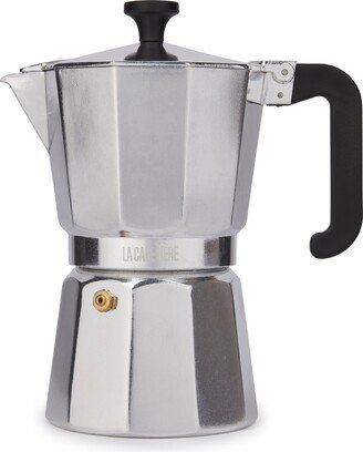 Venice Aluminium Espresso Maker, Silver, 6 cup