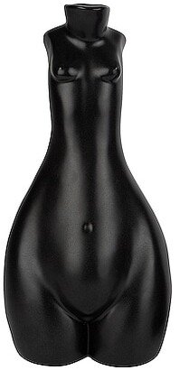 Tit for Tat Tall Candlestick Holder in Black