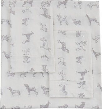 400Tc Sateen Cotton Dog Classic Pleat Sheet Set