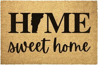 Vermont State Doormat Home Sweet Door Mat Outdoor Rug Decor Housewarming Summer Winter Christmas House Gift