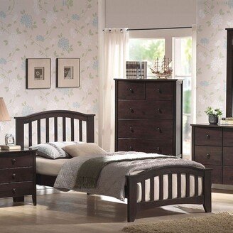 RASOO Transitional Style Twin Bed with No Box Spring Required-AC