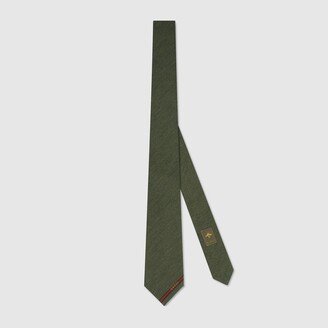 Silk viscose tie with Web