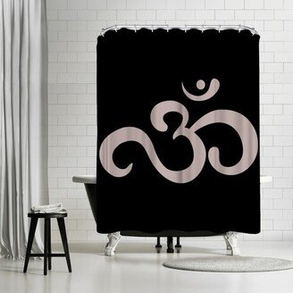 71 x 74 Shower Curtain, Ohm by Pop Monica