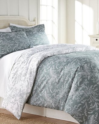 Elegant Reversible Easy Care Comforter Set-AA