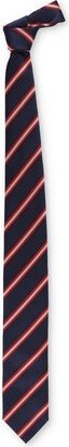 Stripe Printed Pointed Tie