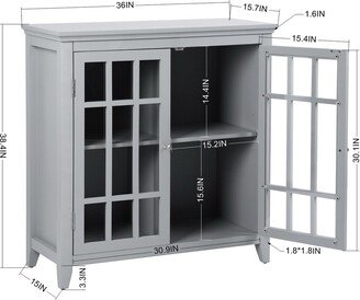 Multipurpose Cabinet with 2 Open Doors