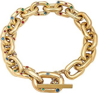 RABANNE XL Link Necklace in Metallic Gold