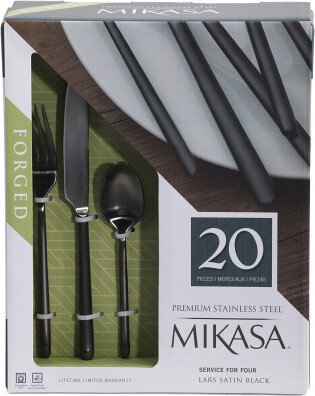 TJMAXX 20Pc Stainless Steel Forged Lars Flatware Set