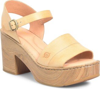 Lucca Ankle Strap Platform Sandal