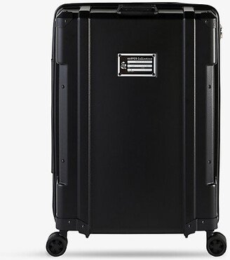 Harper Collective Black/black Medium Hard-shell Recycled-plastic Suitcase