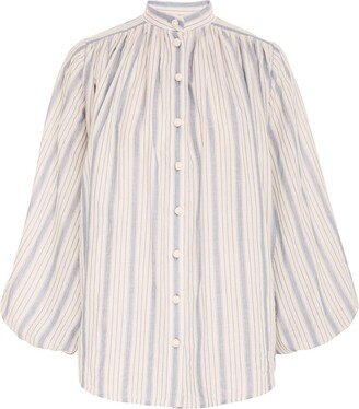 Chintz Striped Billow Blouse