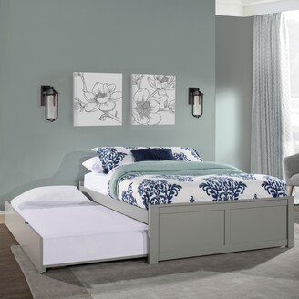 Hillsdale Kids and Teen Pulse Full Platform Bed, Gray