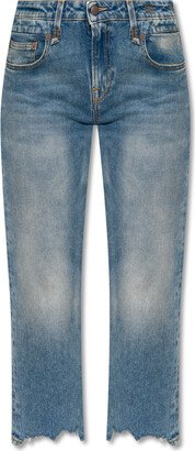 Distressed Jeans - Blue-AD