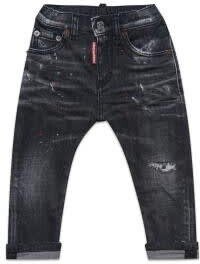 Distressed Effect Jeans-AA