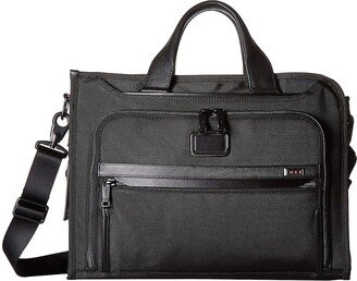 Alpha 3 Slim Deluxe Portfolio (Black) Luggage