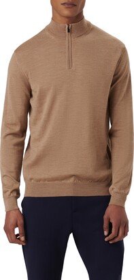 Quarter Zip Merino Wool Pullover