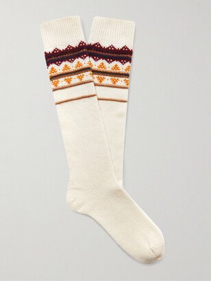 Fair Isle Cashmere Socks