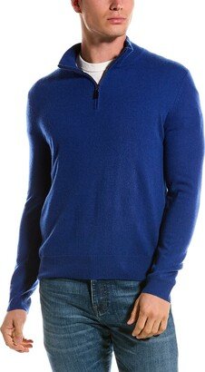 Mette Cashmere 1/4-Zip Mock Sweater-AM