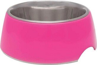 Loving Pets Hot Pink Retro Bowl- X-Small