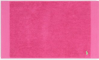 Maui Pink Player Logo-embroidered Cotton Bathmat 55cm x 90cm