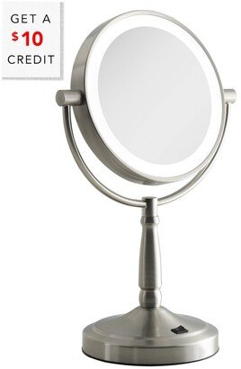 10X/1X Cordless Dual-Sided Led Lighted Vanity Mirror With $10 Credit-AB